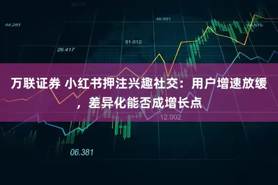 万联证券 小红书押注兴趣社交：用户增速放缓，差异化能否成增长点
