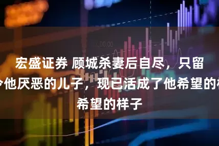 宏盛证券 顾城杀妻后自尽，只留下令他厌恶的儿子，现已活成了他希望的样子